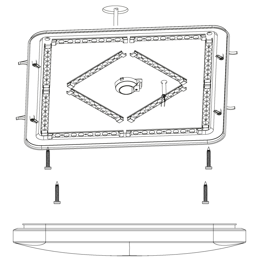 Eglo - LED Deckenleuchte LED/49,5W/230V