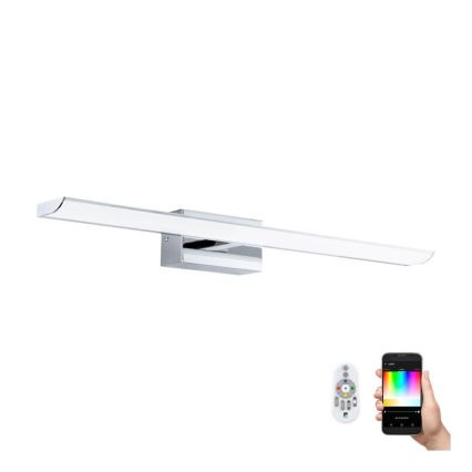 Eglo 98451 - Illuminazione per bagno LED RGB dimmerabile TABIANO-C LED/15,6W/230V IP44 + telecomando