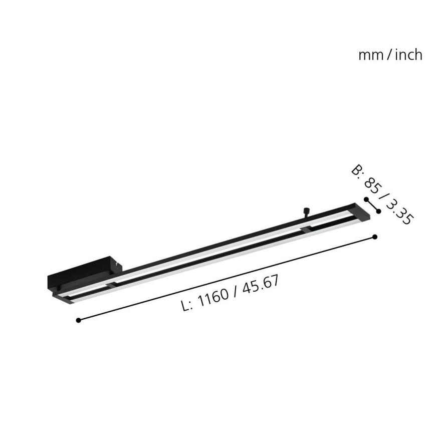 Eglo 98491 - Plafoniera dimmerabile a LED AMONTILLADO LED/27W/230V