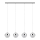 Eglo 98557 - Lampadario LED a cavo LICOROTO 4xG9/3W/230V