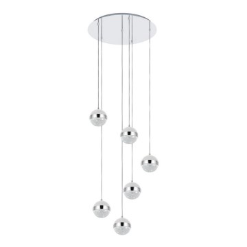 Eglo 98558 - Lampadario a sospensione LED con cavo LICOROTO 6xG9/3W/230V