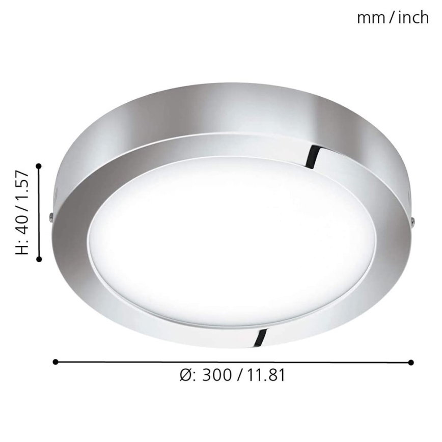 Eglo 98559 - Plafoniera da soffitto dimmerabile LED RGB FUEVA-C LED/21W/230V, Ø 30 cm