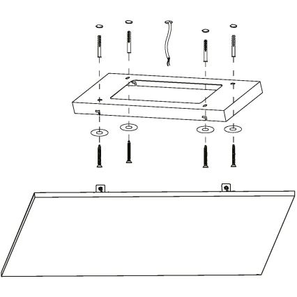 Eglo - Plafoniera LED RGB dimmerabile TURCONA-C LED/30W/230V + T