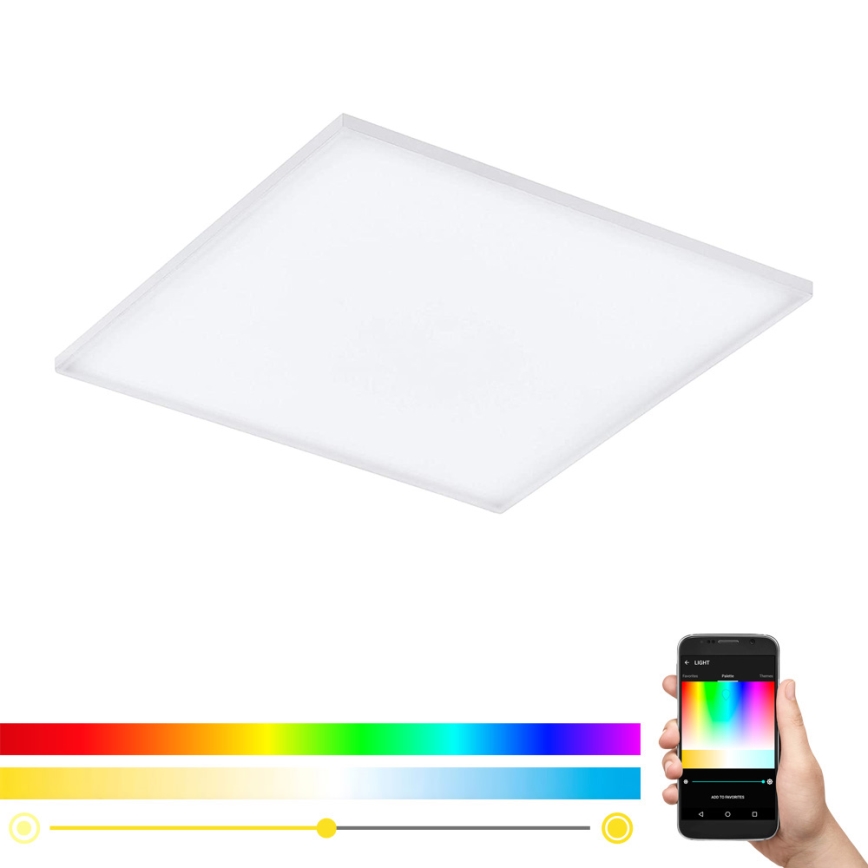 Eglo - Plafonnier à intensité variable LED RGB TURCONA-C LED/30W/230V + télécommande
