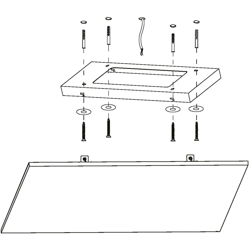 Eglo - Plafonnier à intensité variable LED RGB TURCONA-C LED/30W/230V + télécommande