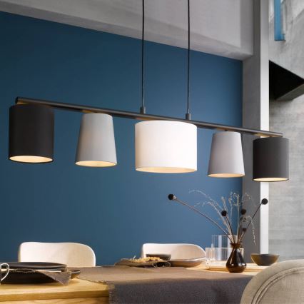 Eglo - Hängeleuchte 5xE14/25W/230V