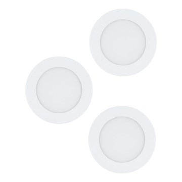 Eglo 98631 - Lot de 3 spots encastrés LED FUEVA 3xLED/5W/230V Ø 12 cm