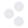 Eglo 98631 - Lot de 3 spots encastrés LED FUEVA 3xLED/5W/230V Ø 12 cm