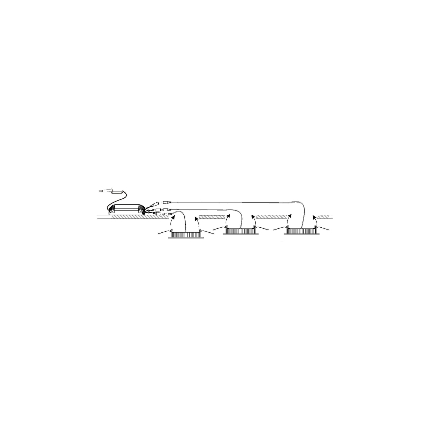 Eglo 98632 - Set da 3 faretti LED da incasso FUEVA - 5W/230V, Ø 12 cm