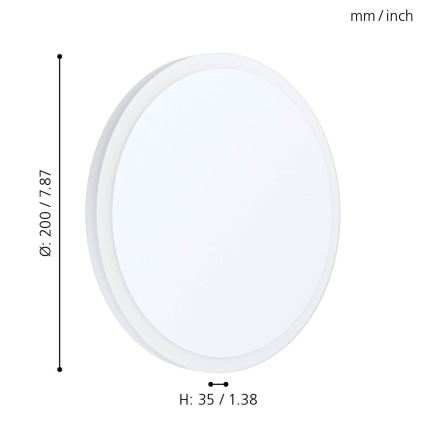 Eglo - Plafoniera LED LED/8,6W/230V