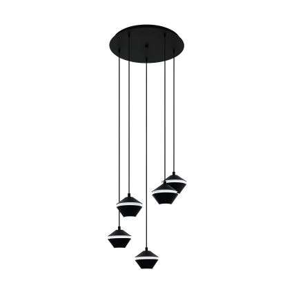 Eglo 98683 - Lampadario a sospensione LED su cavo PERPIGO 5xGU10/5W/230V