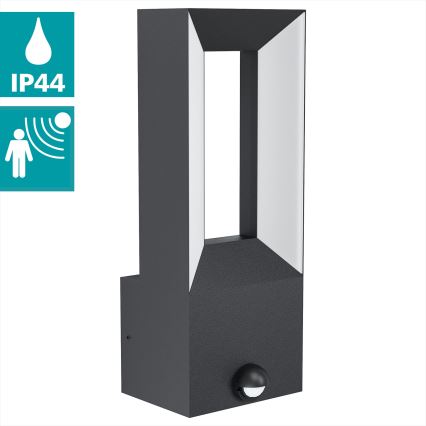 Eglo - Lampada LED da esterno con sensore  2xLED/5W/230V IP44