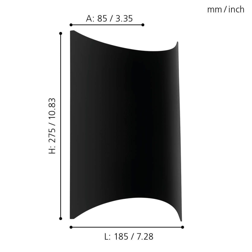 Eglo - Applique murale LED d'extérieur LED/10W/230V IP44