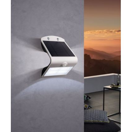 Eglo - Lampada solare con sensore LED/3,2W/3,7V IP54