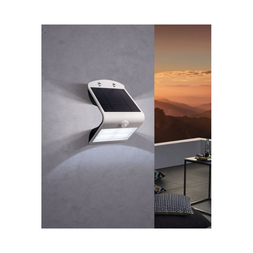 Eglo - Lampada solare con sensore LED/3,2W/3,7V IP54
