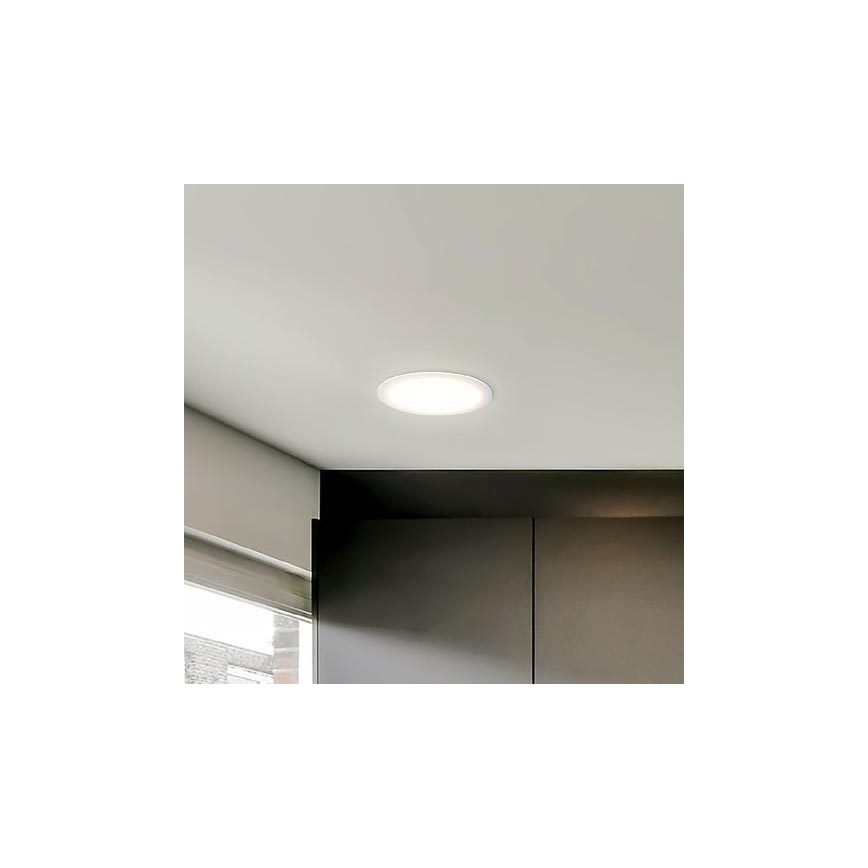Eglo - Faretto da incasso per bagno dimmerabile a LED / 16,5 W / 230 V IP44 ZigBee Ø 21,6 cm