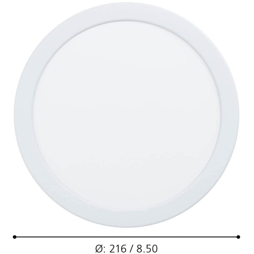 Eglo - LED Faretto da incasso bagno dimmerabile LED/16,5W/230V IP44 ZigBee
