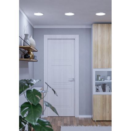 Eglo - Plafonnier encastrable LED dimmable pour salle de bains LED/16,5W/230V IP44 ZigBee Ø 21,6 cm