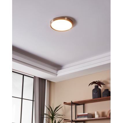 Eglo - Plafoniera da soffitto per bagno a LED dimmerabile LED/19,5W/230V 2700-6500K IP44 ZigBee Ø 28,5 cm