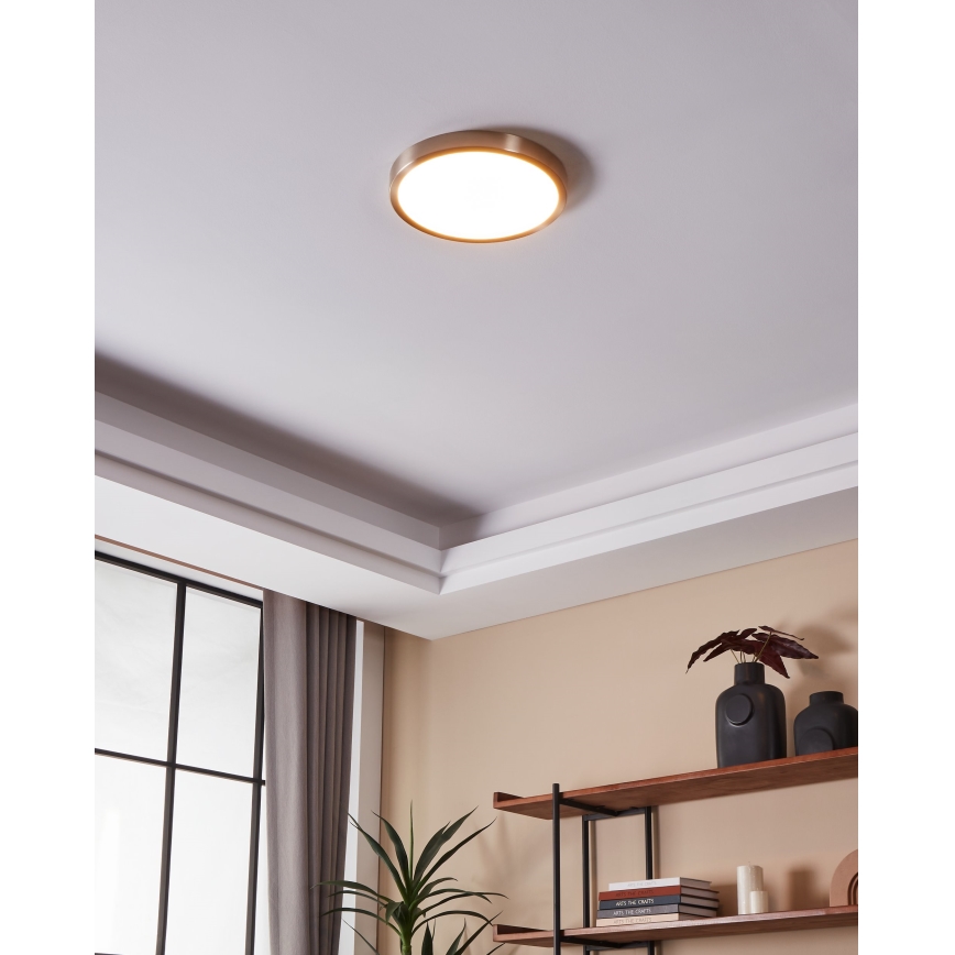 Eglo - Plafoniera da soffitto per bagno a LED dimmerabile LED/19,5W/230V 2700-6500K IP44 ZigBee Ø 28,5 cm