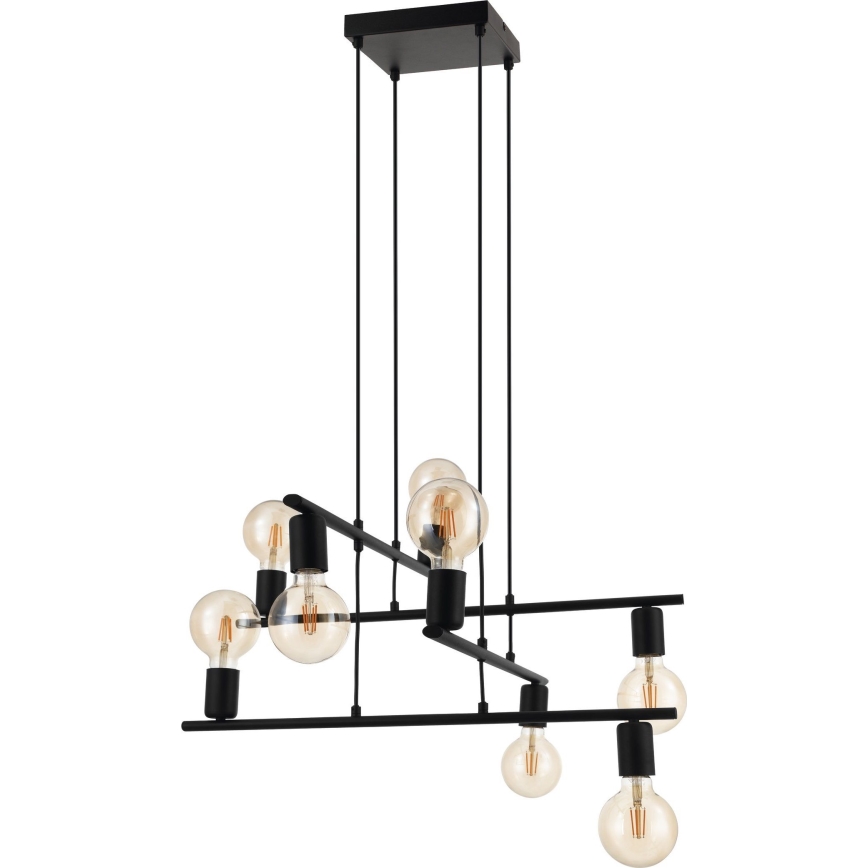 Eglo - Lampadario a sospensione con filo 8xE27/40W/230V