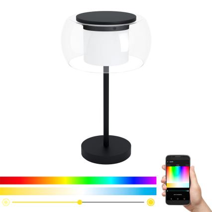Eglo - Lampada da tavolo LED RGB dimmerabile BRIAGLIA-C LED/15W/230V