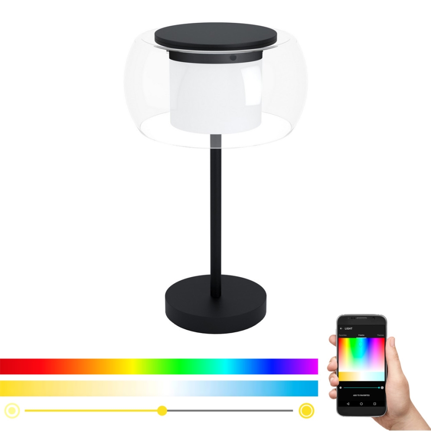 Eglo - Lampada da tavolo LED RGB dimmerabile BRIAGLIA-C LED/15W/230V