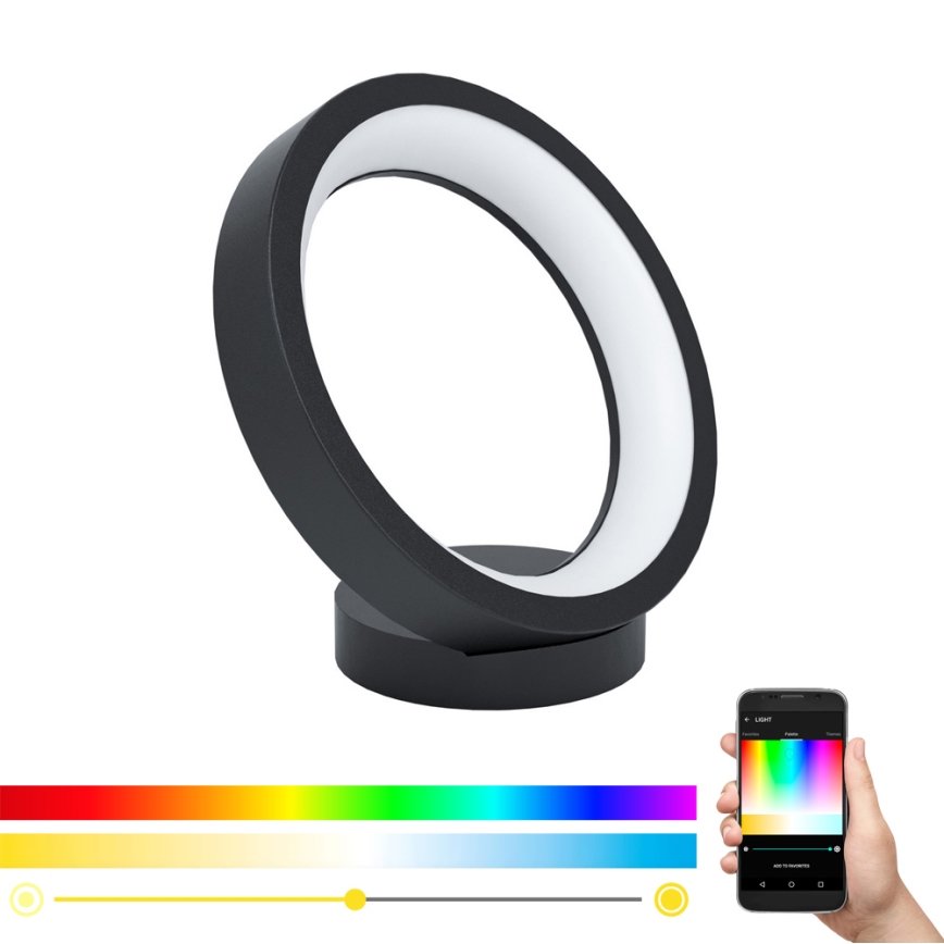 Eglo 99029 - Dimmbare RGB-LED-Tischlampe MARGHERA-C LED/16W/230V