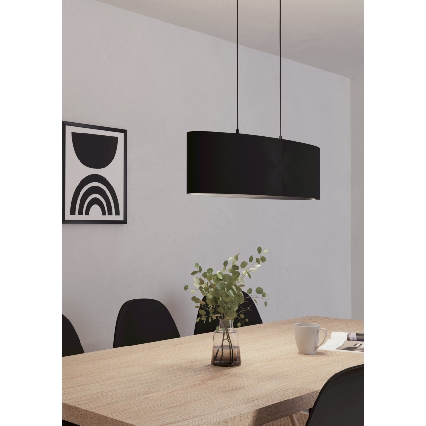 Eglo - Lampadario a sospensione con filo 2xE27/40W/230V