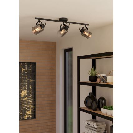 Eglo - Luce Spot 3xE27/40W/230V