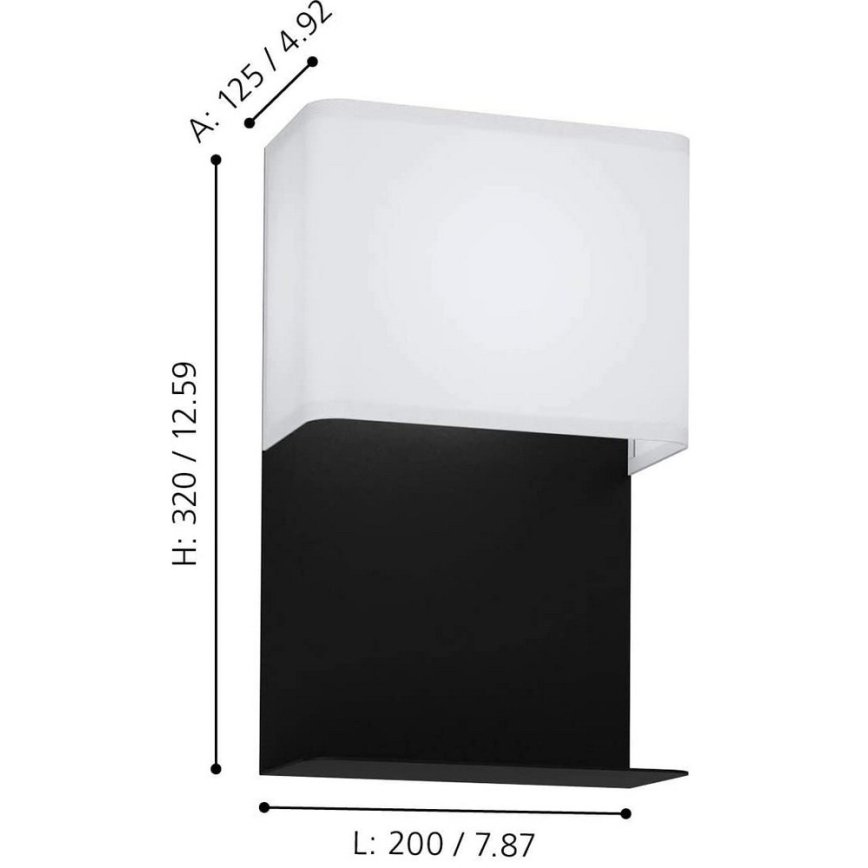 Eglo 99069 - Applique da parete a LED con ripiano GALDAKAO LED/5,4W/230V