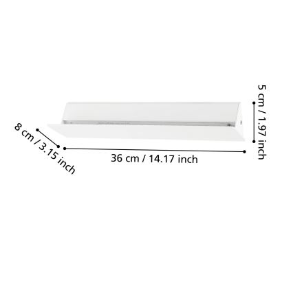 Eglo - Applique a LED LED/12W/230V