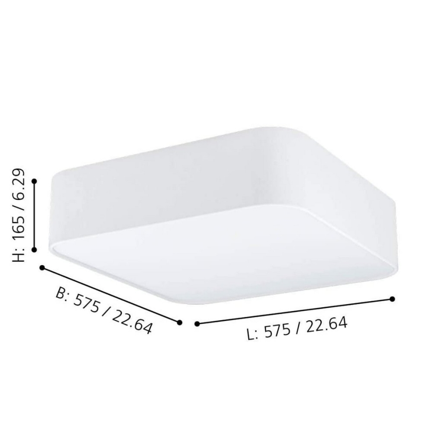 Eglo - Plafoniera 5xE27/25W/230V