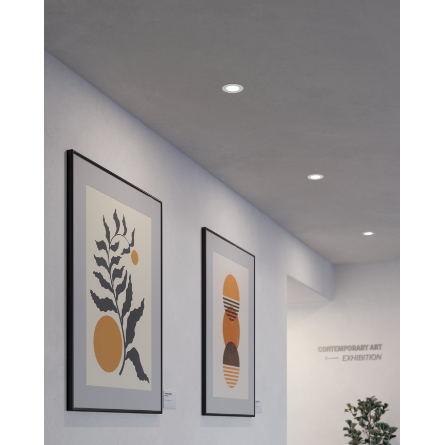 Eglo - Lot de 3 luminaires LED encastrés FUEVA 5 1xLED/2,7W/230V Ø 8,6 cm