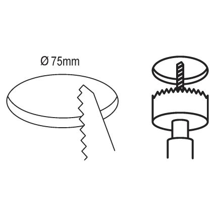Eglo - Lampada da incasso a LED/2,7W/230V Ø 8,6 cm