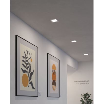 Eglo - Plafonnier encastré LED/5,5W/230V 11,7x11,7 cm