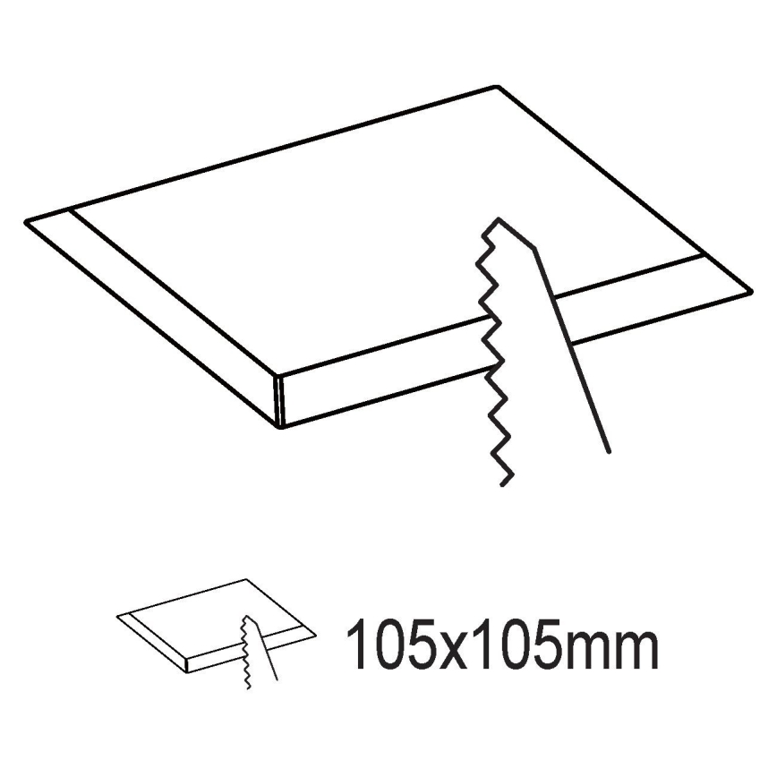 Eglo - LED Plafonnier encastré LED/5,5W/230V 11,7x11,7 cm