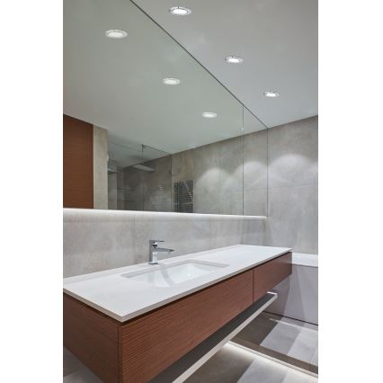Eglo - Lampada da incasso per bagno a LED/2,7W/230V IP44 diam. 8,6 cm