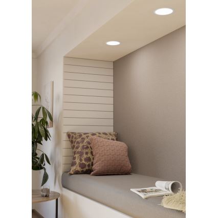 Eglo - Plafonnier encastré LED pour salle de bains LED/10,5W/230V IP44 diam. 16,6 cm