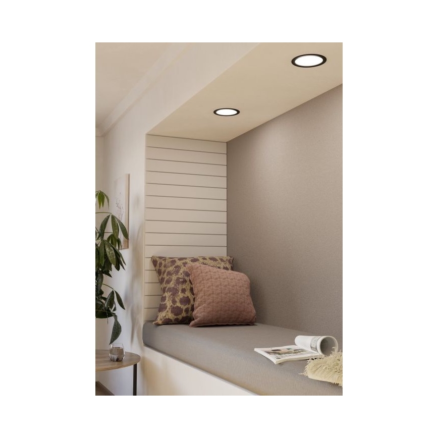 Eglo - Lampada da incasso per bagno a LED/10,5W/230V IP44 diam. 16,6 cm