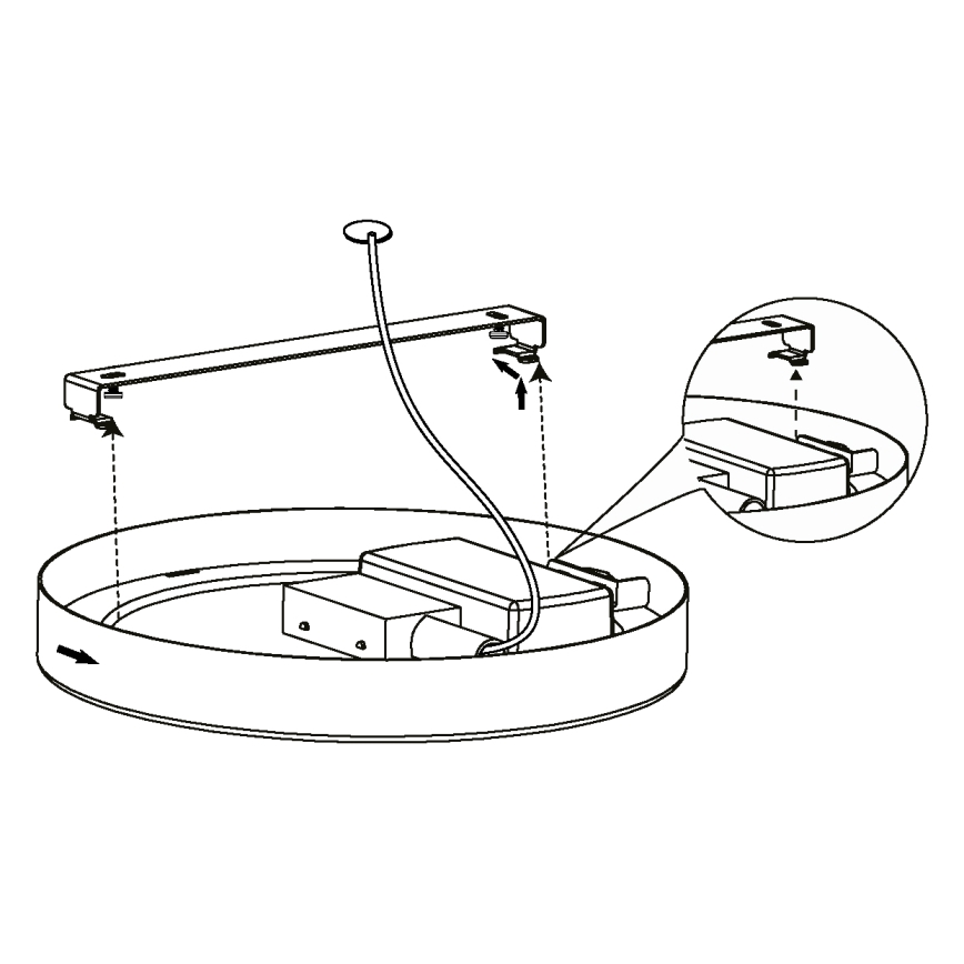 Eglo - Plafoniera LED LED/16,5W/230V