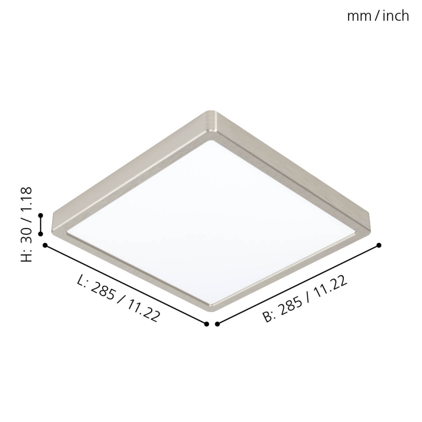 Eglo - Plafonnier LED LED/20W/230V