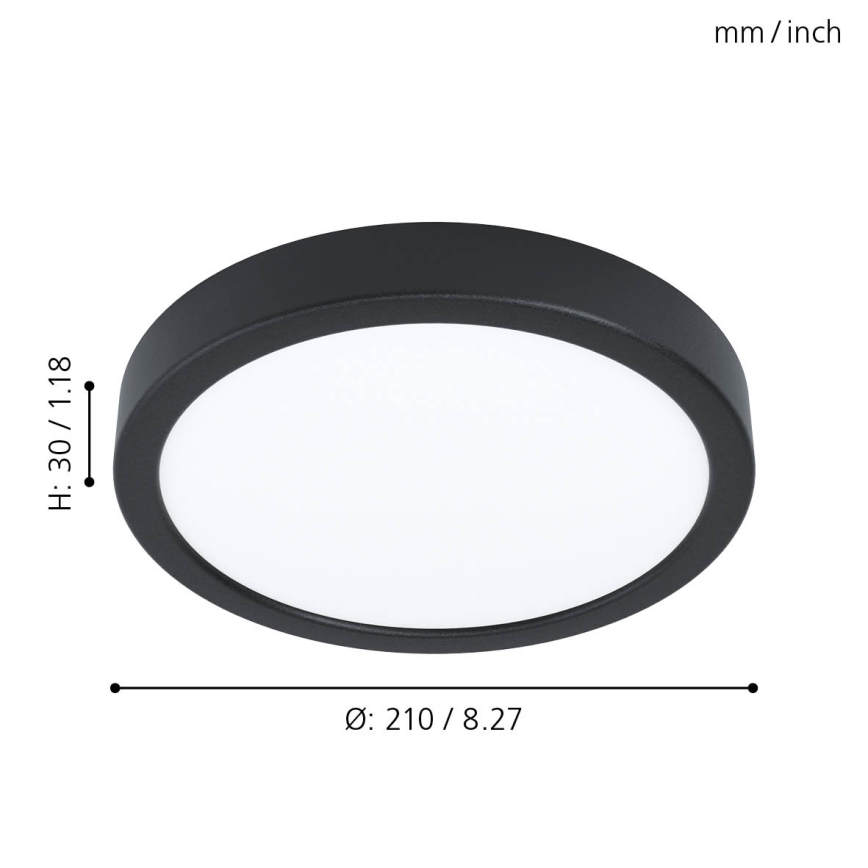 Eglo - Plafonnier LED dimmable 16,5W/230V Ø 21 cm