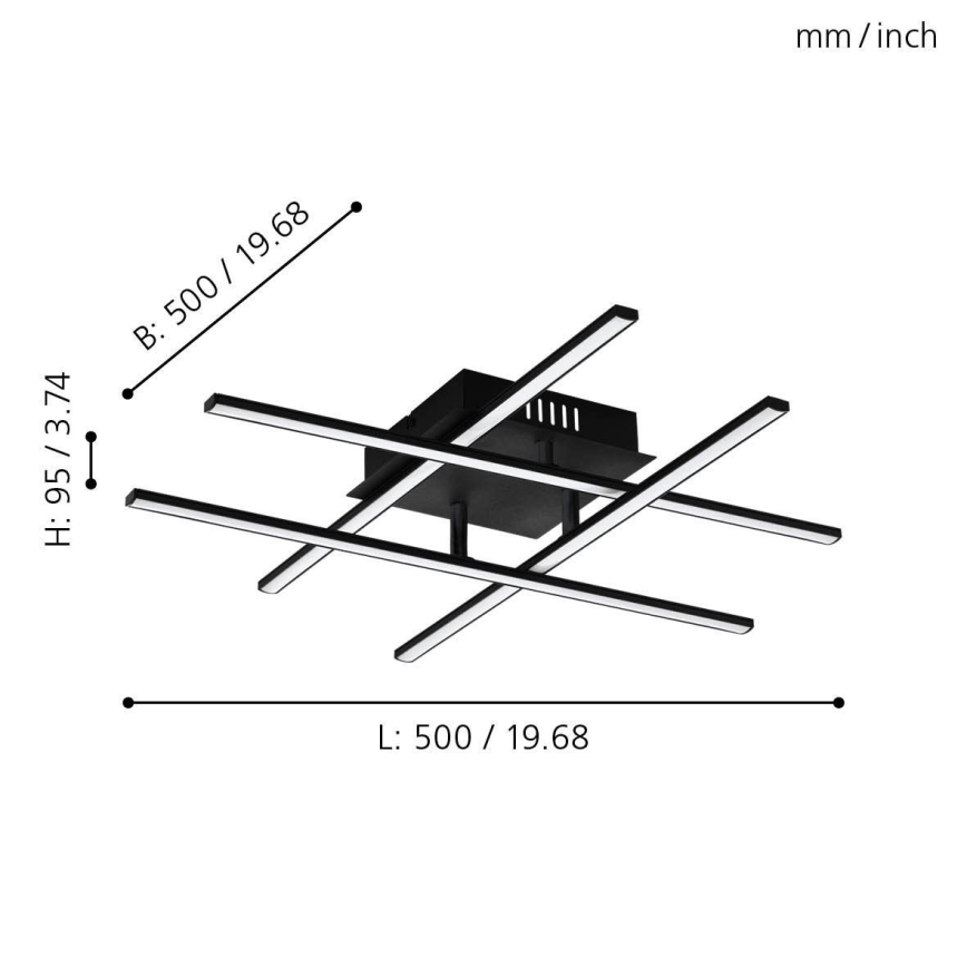 Eglo - Plafoniera LED LED/5,2W/230V
