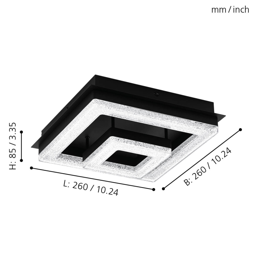 Eglo - Plafoniera LED LED/12W/230V