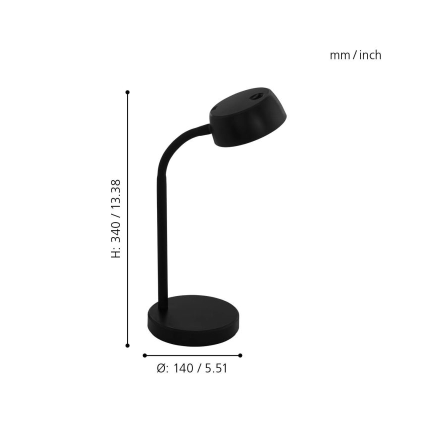 Eglo - Lampada da tavolo LED LED/4,5W/230V