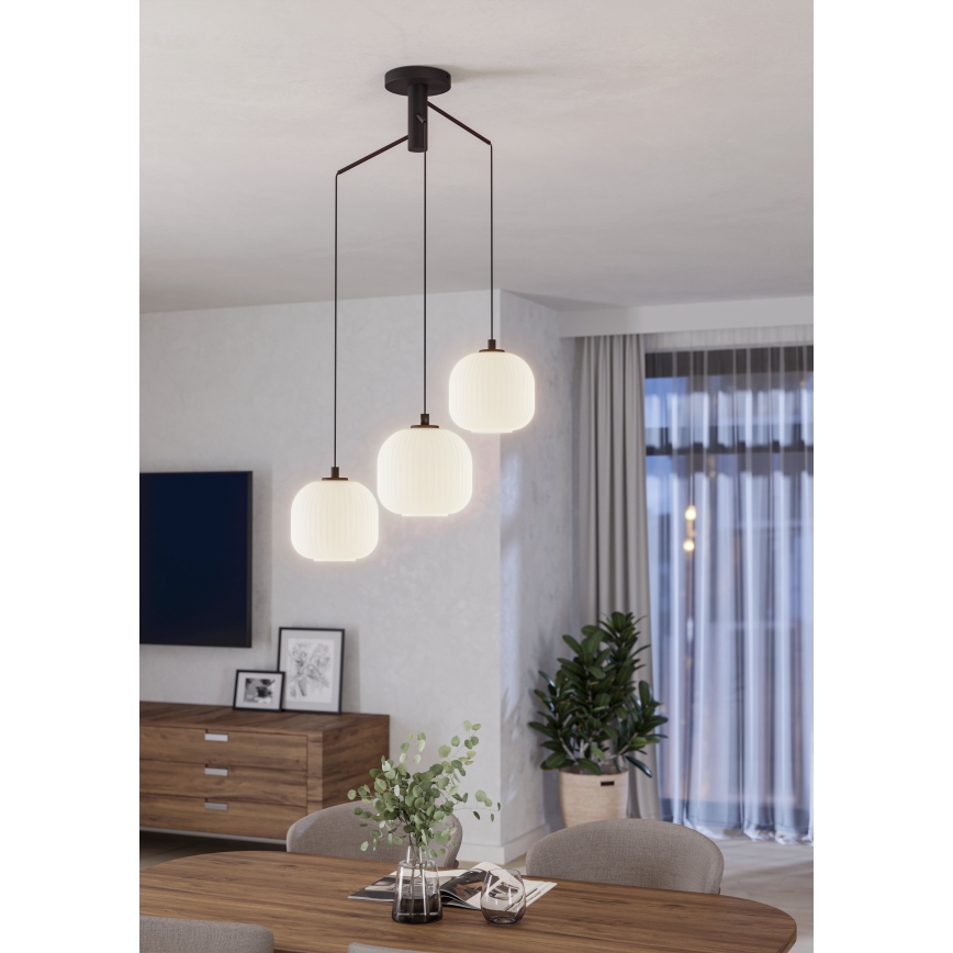 Eglo - Lampadario a sospensione con filo 3xE27/40W/230V