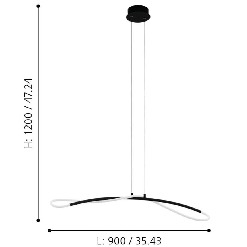 Eglo - LED Hängeleuchte LED/20W/230V