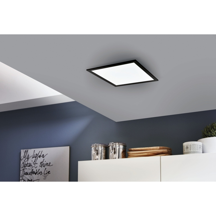 Eglo - Plafonnier LED RGB dimmable SALOBRENA-C LED/16W/230V 30x30 cm + télécommande