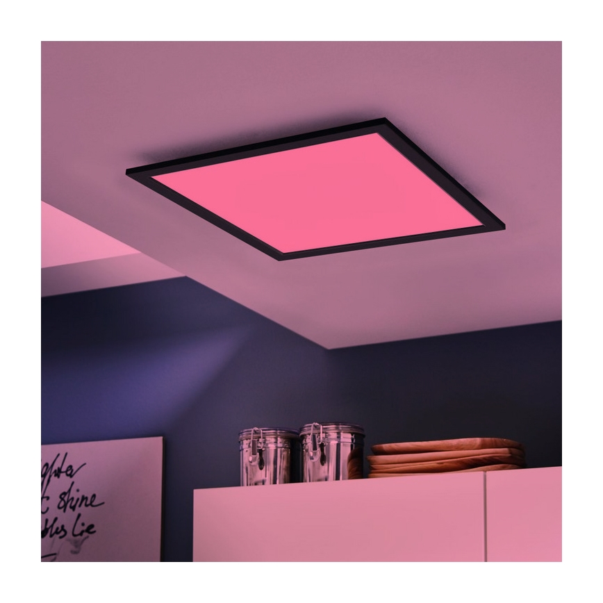 Eglo - Plafonnier à intensité variable RGB SALOBRENA-C LED/30,5W/230V + télécommande